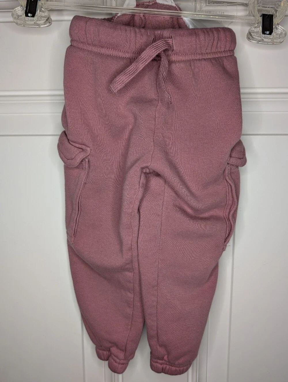 H&M Girls Size 2T Dusty Rose Pink Sweatpant Pull On Joggers